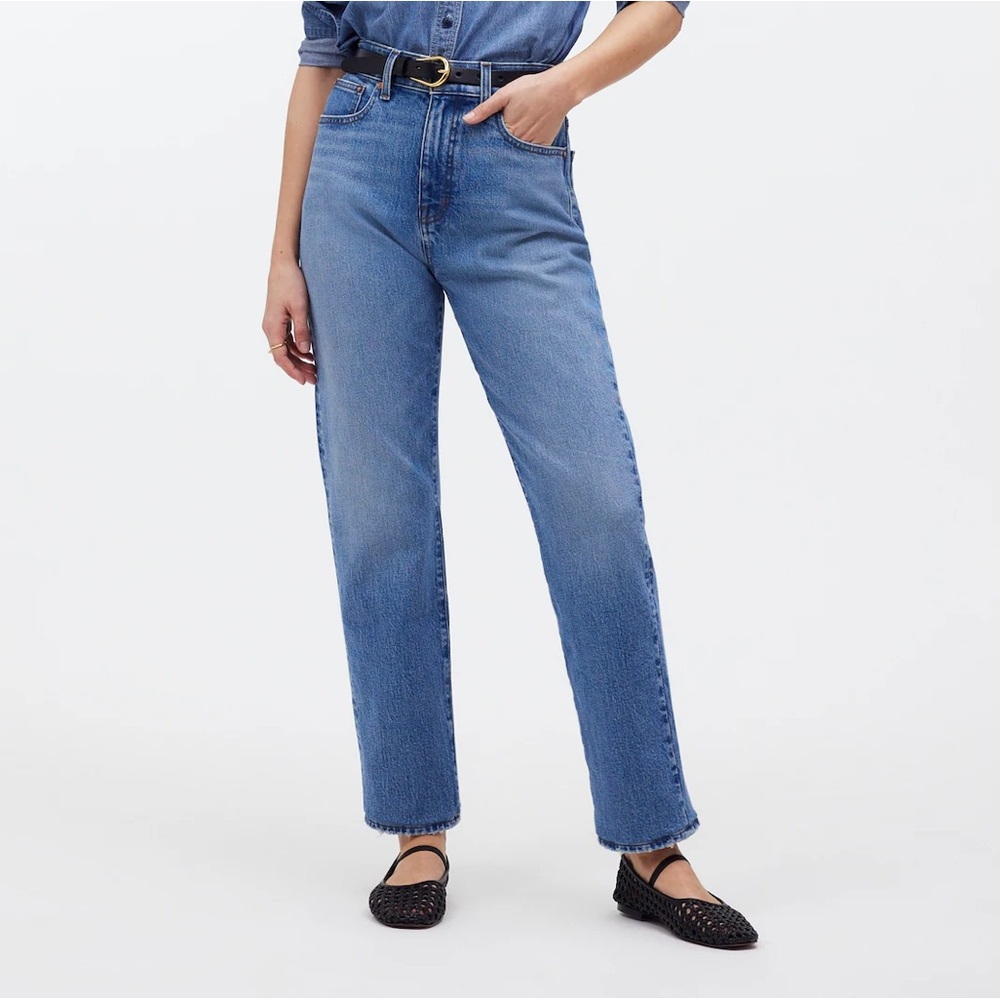 Madewell 90s straight crop jean